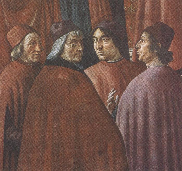 Sandro Botticelli Domenico Ghirlandaio,Stories of john the (mk36) oil painting image